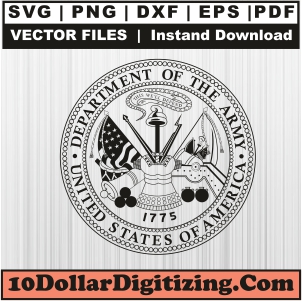 United-States-Department-Of-The-Army-1775-Svg