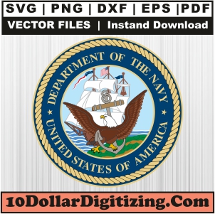 United-States-Department-of-the-Navy-Svg-File