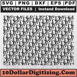 Dior-Pattern-Svg,-Dior-Seamless-Png-Vector,-Dior-Logo-Svg-Cut-File-For-Cricut-Silhouette-Printable-Files
