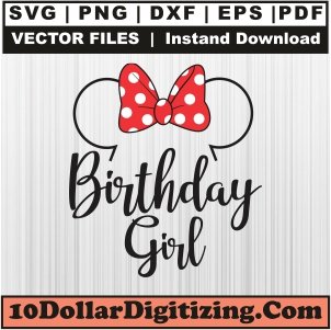 Disney-Birthday-Girl-Minnie-Mouse-Svg,-Cartoon-Png-Vector,-Minnie-Mouse-Svg-Cut-File-For-Cricut-Silhouette-Printable-Files