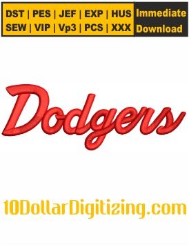 LA-Dodgers-3D-Puff-Embroidery-Design