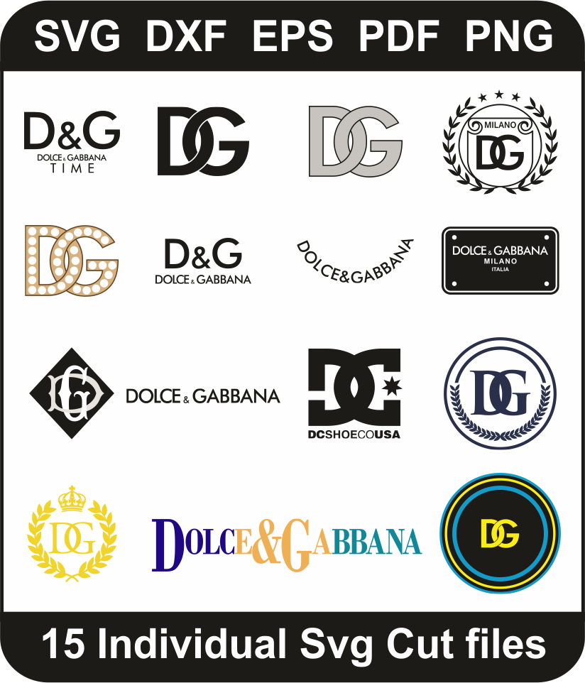 Dolce-And-Gabbana-Svg-Pack,-Dolce-And-Gabbana-Logo-Png-Bundle,-D-and-G-Svg-Cut-File-For-Cricut-Silhouette-Printable-Files