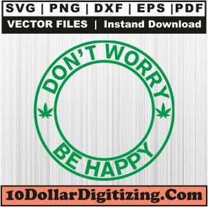 Dont-Worry-Be-Happy-Svg,-Happiness-Png-Vector,-Mental-Health-Svg-Cut-File-For-Cricut-Silhouette-Printable-Files