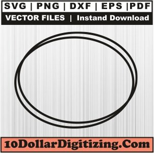 Double-Frame-Circle-Svg,-Frame-Circle-Png-Vector,-Circle-Outline-Svg-Cut-File-For-Cricut-Silhouette-Printable-Files
