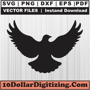 Dove-Flying-Vector,-Dove-Fly-Png,-Dove-Svg-Cut-File-For-Cricut-Silhouette-Printable-Files