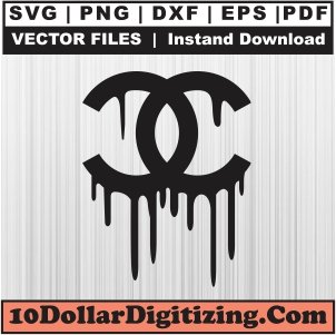 Drip-Chanel-Logo-Svg,-Dripping-Chanel,-Brand-Logo-Svg-Cut-File-For-Cricut-Silhouette-Printable-Files