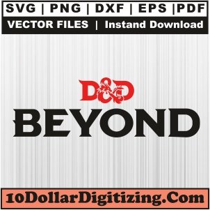 Dungeons-and-Dragons-Beyond-Png,-DND-Vector,-D-and-D-Svg-Cut-File-For-Cricut-Silhouette-Printable-Files
