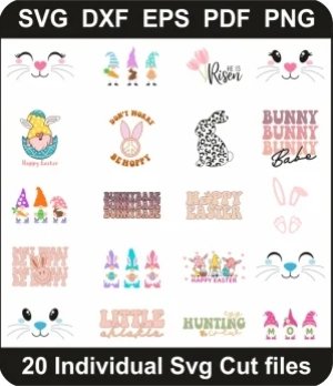 Easter-Gnomes-Svg-Bundle,-Easter-Png-Pack,-Happy-Easter-Svg-Cut-File-For-Cricut-Silhouette-Printable-Files