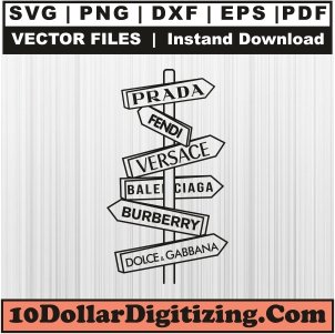 Fashion-Designer-Arrow-Brand-Svg,-Fashion-Brands-Street-Sign-Png-Vector-Svg-Cut-File-For-Cricut-Silhouette-Printable-Files