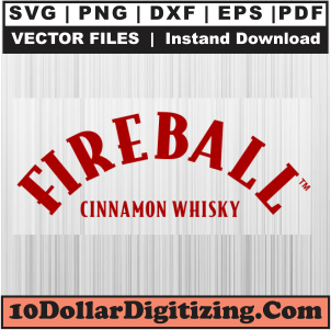 Fireball-Cinnamon-Whisky-Letter-Svg