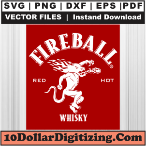Fireball-Whisky-Red-Hot-Logo-Svg