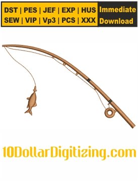 Fishing-Rod-Embroidery-Design,-Fishing-Pole-Embroidery-Pattern,-Fishing-Rod-With-Fish-Embroidery-Files-Instant-Download