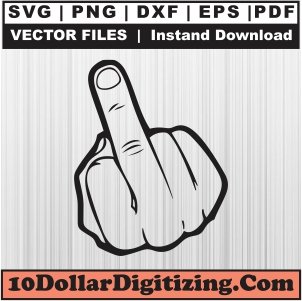 Flip-Middle-Finger-Svg,-Hand-Middle-Finger-Png-Vector,-Flipping-Middle-Finger-Svg-Cut-File-For-Cricut-Silhouette-Printable-Files