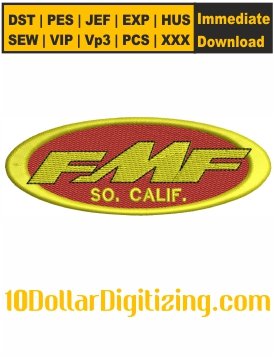 FMF-Logo-Embroidery-Design,-FMF-Racing-Embroidery-Pattern,-FMF-Motorcycle-Embroidery-Files-Instant-Download