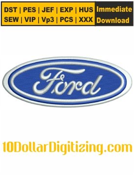 Ford-Embroidery-Design,-Ford-Motor-Logo-Embroidery-File,-Ford-Car-Embroidery-Pattern,-Ford-Automobile-Logo-Symbol-Embroidery-Files-Instant-Download
