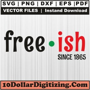 Free-Dish-Since-1865-Svg,-Juneteenth-Png-Vector,-Freedom-Day-Svg-Cut-File-For-Cricut-Silhouette-Printable-Files