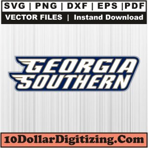 Georgia-Southern-Letter-Svg,-Football-Team-Png-Vector,-College-Sports-Svg-Cut-File-For-Cricut-Silhouette-Printable-Files