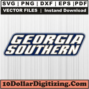 Georgia-Southern-Letters-Svg,-Football-Team-Png-Vector,-NCAA-Svg-Cut-File-For-Cricut-Silhouette-Printable-Files