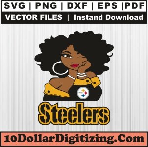 Girls-Steelers-Svg,-Pittsburgh-Steelers-Png-Vector,-Football-Team-Svg-Cut-File-For-Cricut-Silhouette-Printable-Files