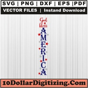 God-Bless-America-Letter-Svg,-Patriotic-Png-Vector,-4th-of-July-Svg-Cut-File-For-Cricut-Silhouette-Printable-Files