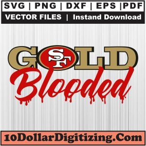 Gold-Blooded-49-Svg,-San-Francisco-49ers-Png-Vector,-NFL-Team-Svg-Cut-File-For-Cricut-Silhouette-Printable-Files
