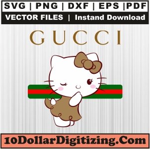 Gucci-Kitty-Svg,-Brand-Logo-Png-Vector,-Gucci-Svg-Cut-File-For-Cricut-Silhouette-Printable-Files