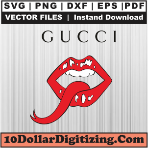 Gucci-Lips-Digital-Download-Art,-Gucci-Png-Vector,-Gucci-Brand-Svg-Cut-File-For-Cricut-Silhouette-Printable-Files