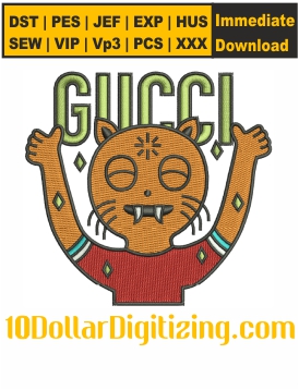 Gucci-Cat-Logo-Embroidery-Design