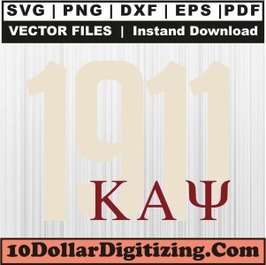 Kappa-Alpha-Psi-1911-Svg,-Fraternity-Png-Vector,-Greek-Letter-Svg-Cut-File-For-Cricut-Silhouette-Printable-Files