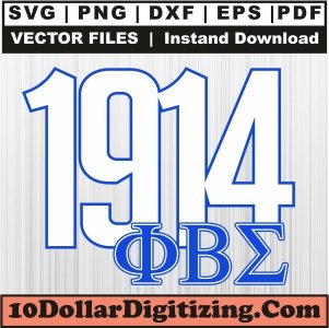 Phi-Beta-Sigma-1914-Svg,-Fraternity-Png-Vector,-Greek-Letter-Svg-Cut-File-For-Cricut-Silhouette-Printable-Files