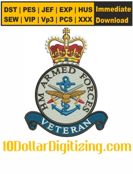 HM-Armed-Forces-Veteran-Logo-Embroidery-Design