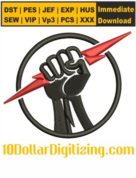 Hand-Holding-Thunder-Embroidery-Machine-Files,-Fist-Holding-Bolt-Embroidery-Patterns,-Hand-Holding-Lightning-Embroidery-File-Downloads