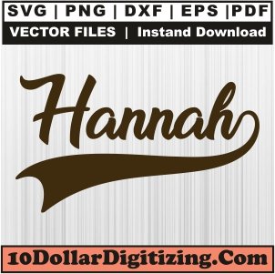 Hannah-Svg,-Hanna-Png-Vector,-Hannah-Svg-Cut-File-For-Cricut-Silhouette-Printable-Files