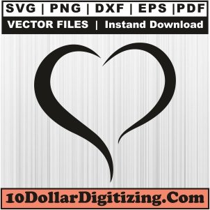 Heart-Black-Svg,-Heart-Love-Png,-Heart-Vector,-Heart-Icon-Svg-Cut-File-For-Cricut-Silhouette-Printable-Files