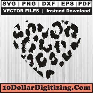 Leopard-Heart-Print-Vector,-Animals-Print-Png,-Leopard-Heart-Svg-Cut-File-For-Cricut-Silhouette-Printable-Files