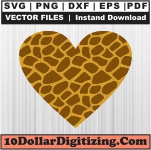 Zebra-Print-Heart-Png,-Animal-Print-Vector,-Zebra-Heart-Svg-Cut-File-For-Cricut-Silhouette-Printable-Files