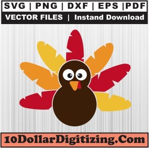 Turkey-Svg,-Thanksgiving-Png-Vector,-Thanksgiving-Day-Svg-Cut-File-For-Cricut-Silhouette-Printable-Files