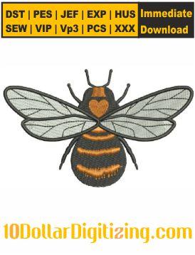 Honey-Bees-Embroidery-Design