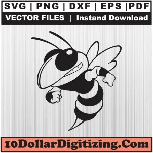 Hornets-Mascot-Svg,-Hornets-Logo-Png-Vector,-Hornets-Football-Svg-Cut-File-For-Cricut-Silhouette-Printable-Files