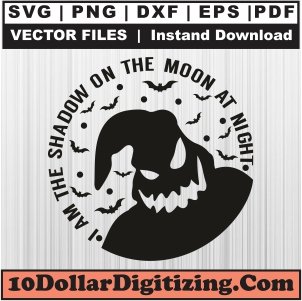 I-Am-The-Shadow-On-The-Moon-At-Night-Svg,-Halloween-Png-Vector-Svg-Cut-File-For-Cricut-Silhouette-Printable-Files