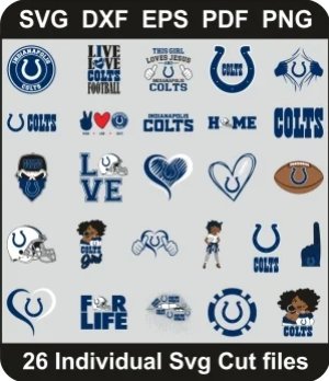 Indianapolis-Colts-Logo-Svg-Pack,-Football-Team-Png-Bundle,-NFL-Svg-Cut-File-For-Cricut-Silhouette-Printable-Files