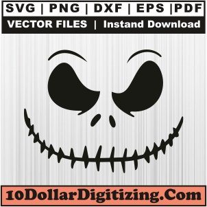 Jack-Skellington-Face-Svg,-Nightmare-Png-Vector,-Halloween-Svg-Cut-File-For-Cricut-Silhouette-Printable-Files
