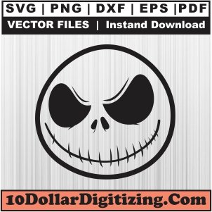 Jack-Skellington-Svg,-Nightmare-Before-Christmas-Png-Vector,-Jack-Skellington-Face-Svg-Cut-File-For-Cricut-Silhouette-Printable-Files