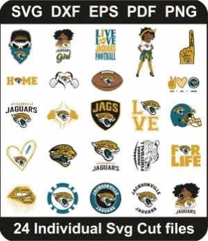 Jacksonville-Jaguars-Logo-Svg-Bundle,-Jaguars-Football-Png-Pack,-NFL-Team-Svg-Cut-File-For-Cricut-Silhouette-Printable-Files