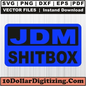Jdm-Shitbox-Blue-Png,-Car-Sticker-Vector,-Car-Decal-Svg-Cut-File-For-Cricut-Silhouette-Printable-Files