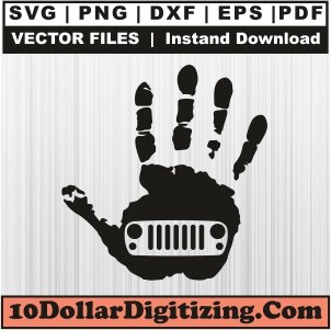 Jeep-Wave-Svg,-Jeep-Car-Png-Vector,-Jeep-Svg-Cut-File-For-Cricut-Silhouette-Printable-Files