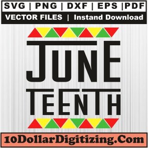 June-Teenth-Svg,-19th-June-1865-Png-Vector,-Freedom-Day-Svg-Cut-File-For-Cricut-Silhouette-Printable-Files