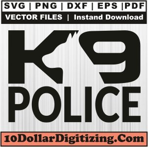K9-Police-Png-Transparent,-Police-Dog-Vector,-K9-Dog-Svg-Cut-File-For-Cricut-Silhouette-Printable-Files