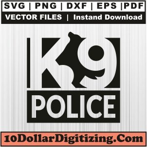 K9-Police-Logo-Png-High-Resolution,-Police-Dog-Vector,-K9-Logo-Svg-Cut-File-For-Cricut-Silhouette-Printable-Files