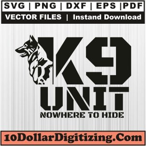 K9-Unit-Logo-Png-Download,-Police-Dog-Vector,-K9-Dog-Svg-Cut-File-For-Cricut-Silhouette-Printable-Files
